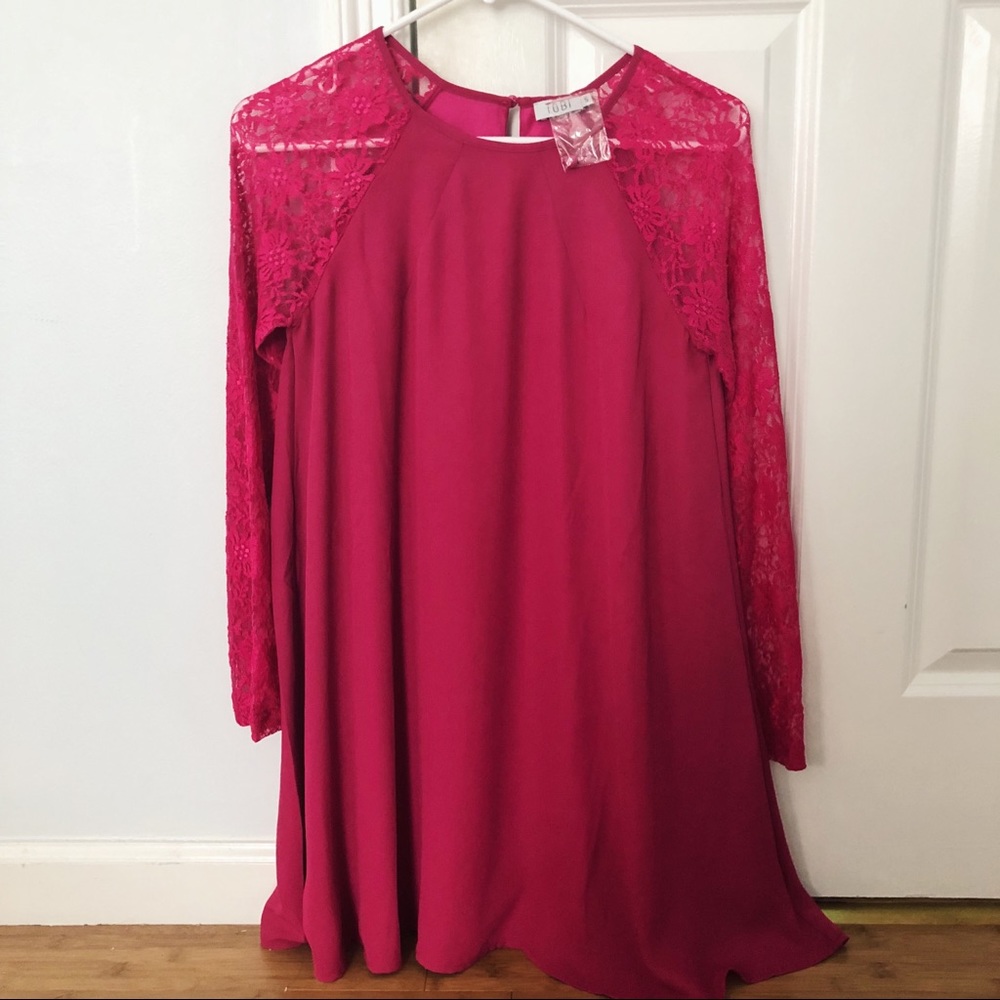 Long sleeve lace dress